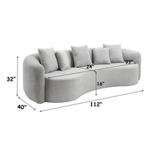 Load image into Gallery viewer, Acme Barasa Oversized Compressed Sofa w/5 Pillows