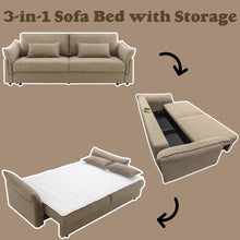 Load image into Gallery viewer, Acme Turpin Sofa w/Sleeper, 2 Pillows &amp; Storage