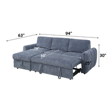 Load image into Gallery viewer, Acme Nuriel Reversible Sectional Sofa w/Sleeper &amp; Storage