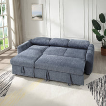 Load image into Gallery viewer, Acme Nuriel Reversible Sectional Sofa w/Sleeper &amp; Storage