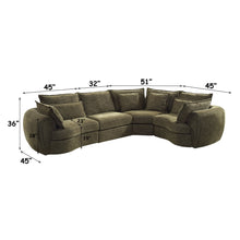 Load image into Gallery viewer, Acme Leighton Modular - Wedge w/4 Pillows