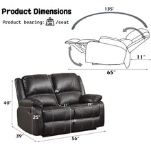 Load image into Gallery viewer, Acme Zuriel Motion Loveseat