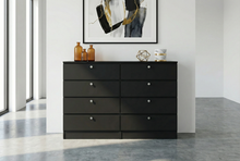 Load image into Gallery viewer, Edgar's Milano 8 Drawer Dresser - Black
