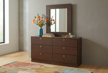 Load image into Gallery viewer, Edgar's Milano 6 Drawer Dresser - Cappuccino