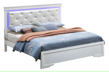 Load image into Gallery viewer, Nora White LED Bedroom Set