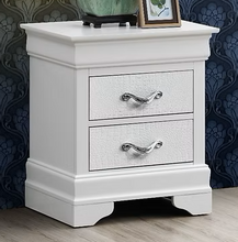 Load image into Gallery viewer, Nora White LED Bedroom Set