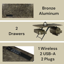 Load image into Gallery viewer, Acme Brancaster Executive Writing Desk W/USB