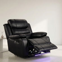 Load image into Gallery viewer, Orlando Black Sofa &amp; Loveseat &amp; Chair