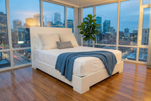 Load image into Gallery viewer, Edgar's Tokyo Twin Headboard (no platform) - White