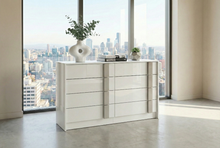 Load image into Gallery viewer, Edgar's Vienna 8 Drawer Dresser - White Gloss/Light Gray