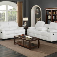Load image into Gallery viewer, Wesley White Sofa &amp; Loveseat