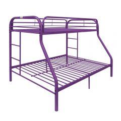 ACME TRITAN PURPLE FINISH TWIN/FULL BUNK BED