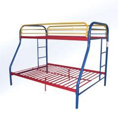 ACME TRITAN RAINBOW FINISH TWIN/FULL BUNK BED