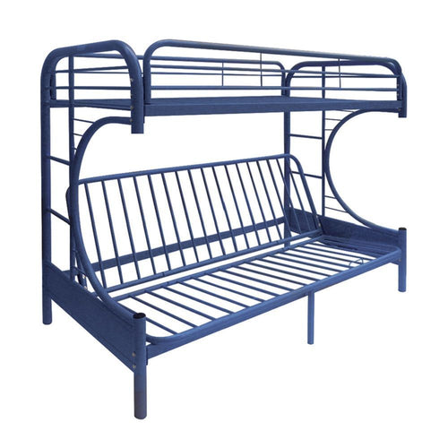 ACME ECLIPSE NAVY FINISH TWIN/FULL FUTON BUNK BED