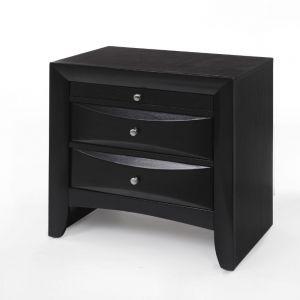 ACME IRELAND BLACK NIGHTSTAND