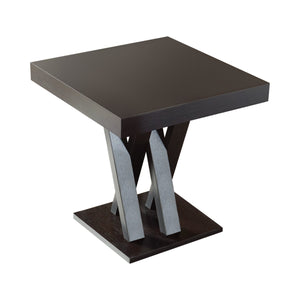 COASTER DINING-ROOM LAMPTON SQUARE COUNTER HEIGHT TABLE CAPPUCCINO