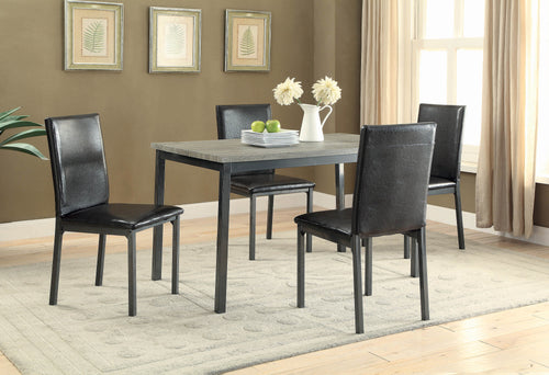COASTER LIVING-ROOM 5PC (TABLE + 4 CHAIR)