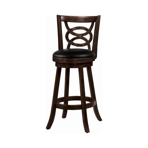 COASTER DINING-ROOM SWIVEL BAR STOOLS WITH UPHOLSTERED SEAT CAPPUCCINO