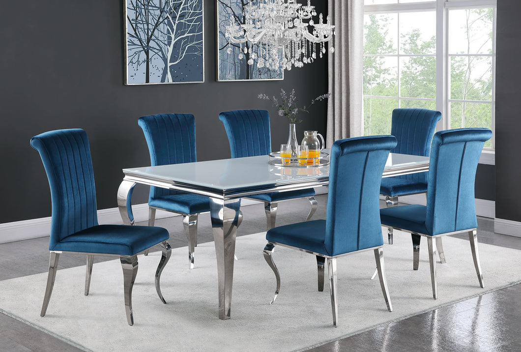 COASTER DINING-ROOM DINING CHAIR (TEAL)