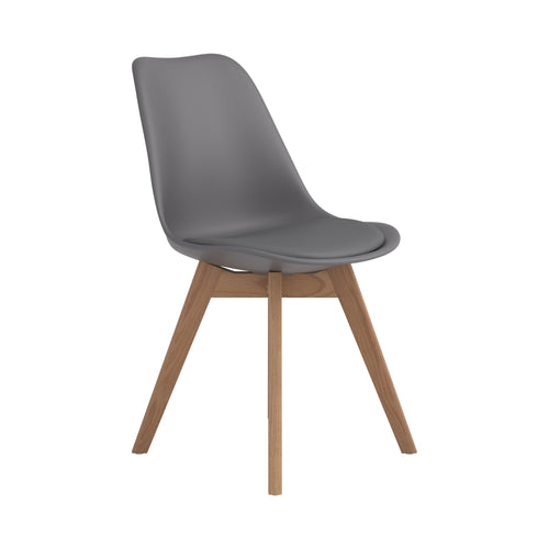 COASTER DINING-ROOM BRECKENRIDGE UPHOLSTERED SIDE CHAIRS GREY