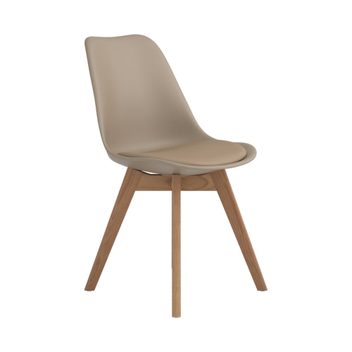 COASTER DINING-ROOM BRECKENRIDGE UPHOLSTERED SIDE CHAIRS TAN