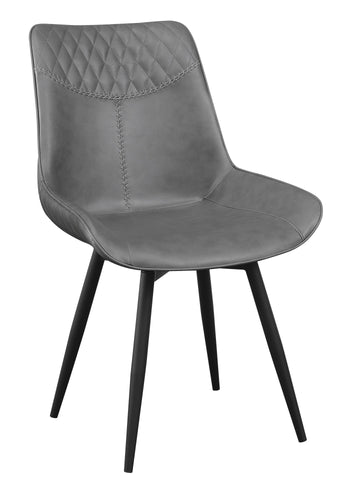 COASTER DINING-ROOM UPHOLSTERED SIDE CHAIRS GREY