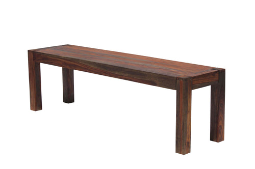 COASTER DINING-ROOM KEATS RECTANGULAR WOODEN BENCH WARM CHESTNUT
