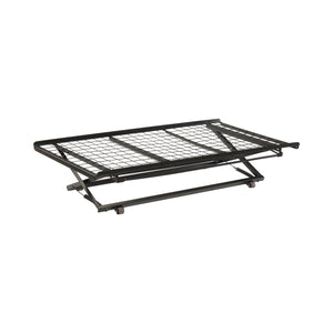 COASTER BEDROOM POP UP TRUNDLE BED WITH ROLLERS BLACK
