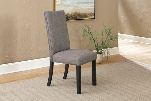 COASTER DINING-ROOM JAMESTOWN UPHOLSTERED SIDE CHAIRS CHARCOAL