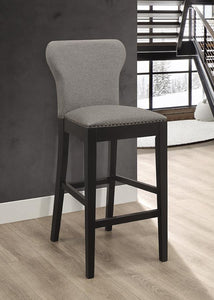 COASTER GREY AND BLACK BAR STOOL