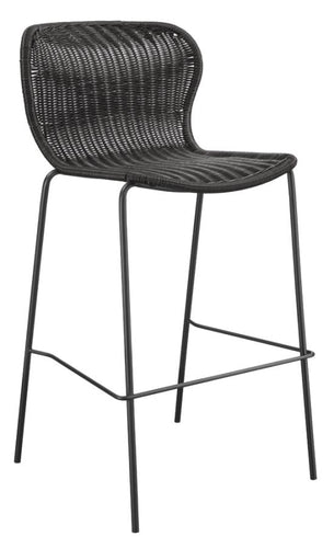 COASTER BROWN AND BLACK BAR STOOL