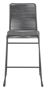 COASTER CHARCOAL AND GUNMETAL BAR STOOL