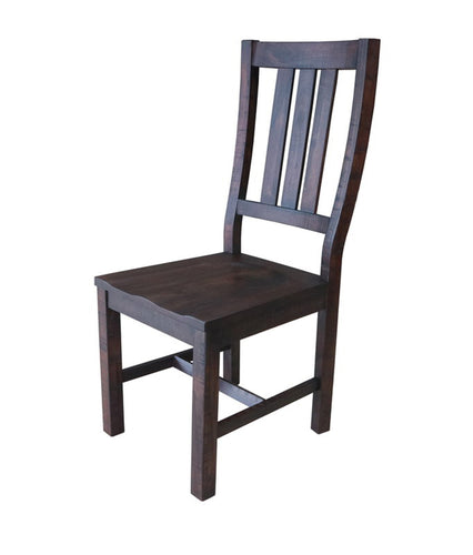 COASTER DINING-ROOM CALANDRA SLAT BACK SIDE CHAIRS VINTAGE JAVA