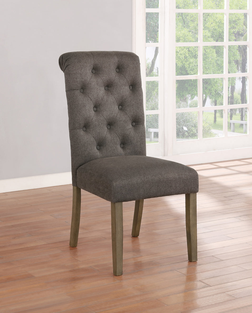 COASTER LIVING-ROOM CHAIR (GREY)