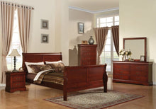 Load image into Gallery viewer, ACME LOUIS PHILIPPE III CHERRY BEDROOM SET (5 PC)