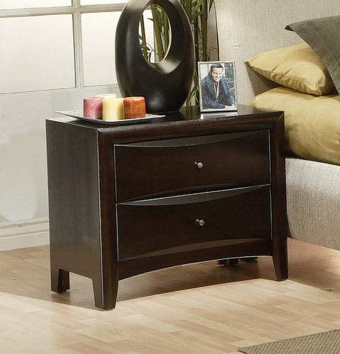 COASTER PHOENIX DEEP CAPPUCCINO NIGHTSTAND