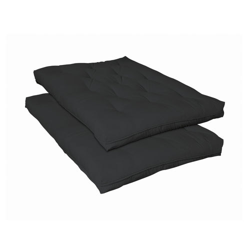 COASTER BEDROOM 7.5″ DELUXE INNERSPRING FUTON PAD BLACK