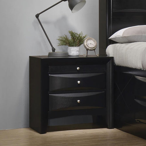 COASTER BEDROOM NIGHTSTAND (BLACK)