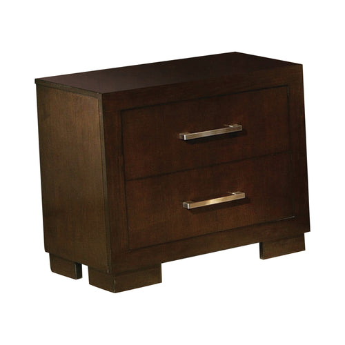 COASTER BEDROOM JESSICA 2-DRAWER NIGHTSTAND CAPPUCCINO