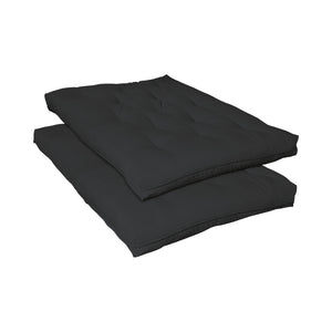 COASTER BEDROOM 9″ DELUXE INNERSPRING FUTON PAD BLACK