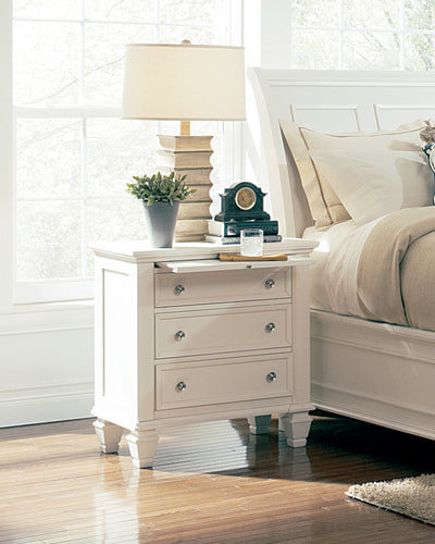 COASTER SANDY BEACH BUTTERMILK 3-DRAWER NIGHTSTAND
