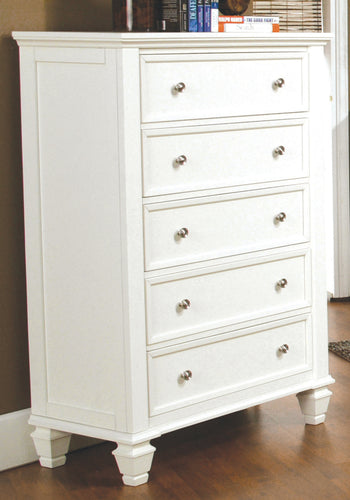 COASTER SANDY BEACH BUTTERMILK 5-DRAWER CHEST