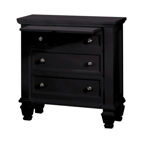 COASTER SANDY BEACH BLACK NIGHTSTAND