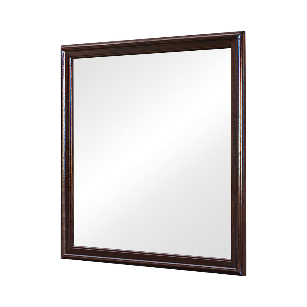COASTER BEDROOM LOUIS PHILIPPE SQUARE MIRROR CAPPUCCINO