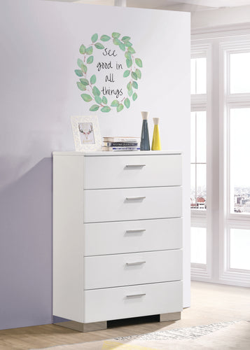 Coaster Felicity Glossy White Chest