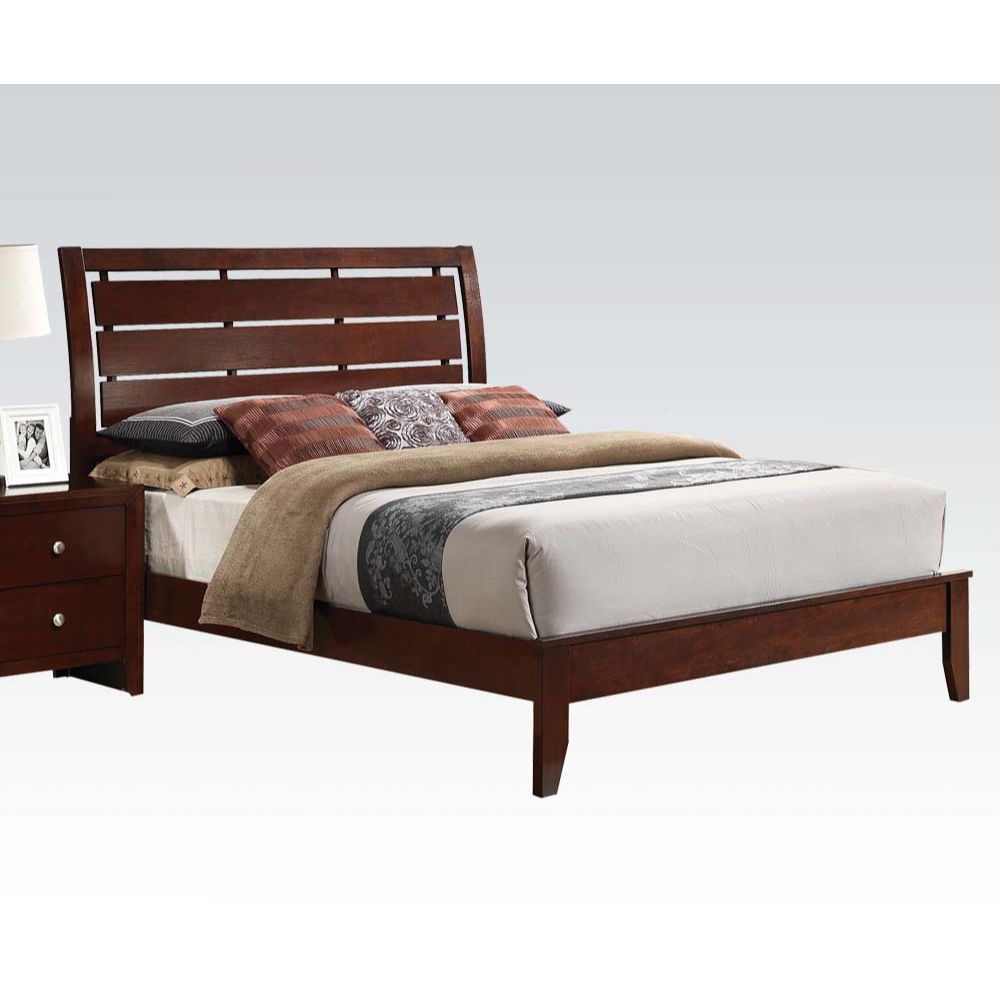 ACME ILANA BROWN CHERRY QUEEN BED