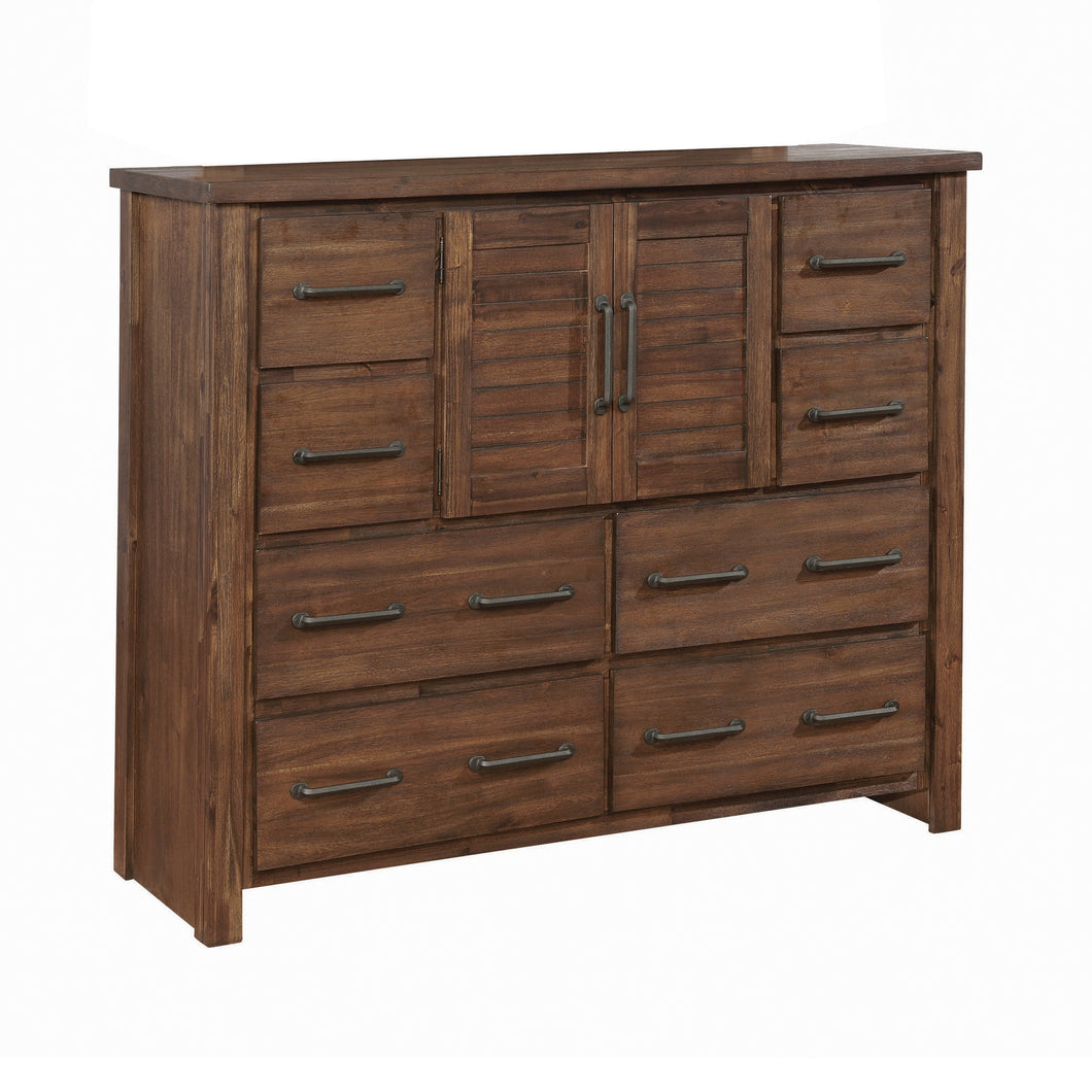 COASTER BEDROOM SUTTER CREEK 2-DOOR DRESSER VINTAGE BOURBON