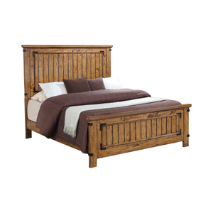 COASTER BEDROOM BRENNER QUEEN PANEL BED RUSTIC HONEY