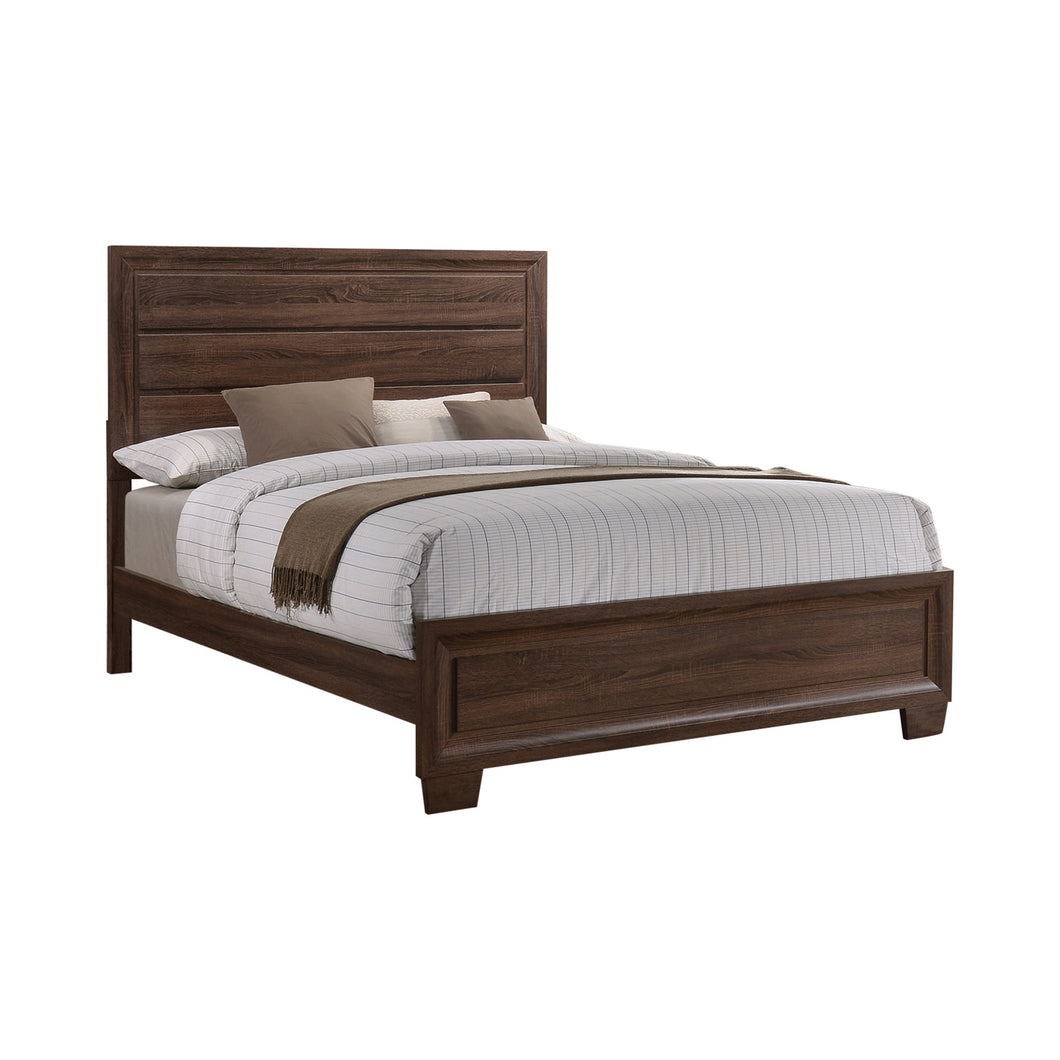 COASTER BEDROOM BRANDON EASTERN KING PANEL BED MEDIUM WARM BROWN