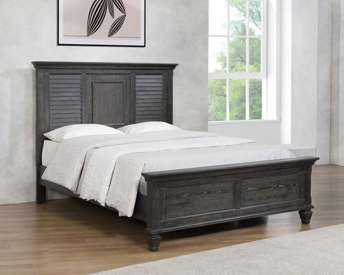 COASTER FRANCO WEATHERED SAGE QUEEN BED